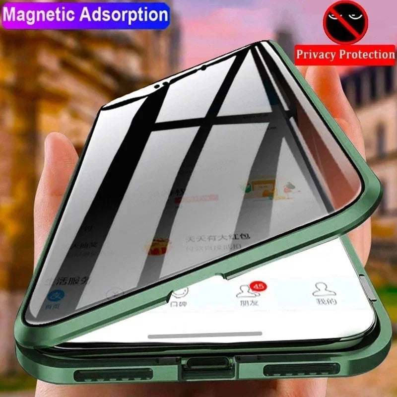 Magnetic Privacy Case – iPhone 11–16 📱