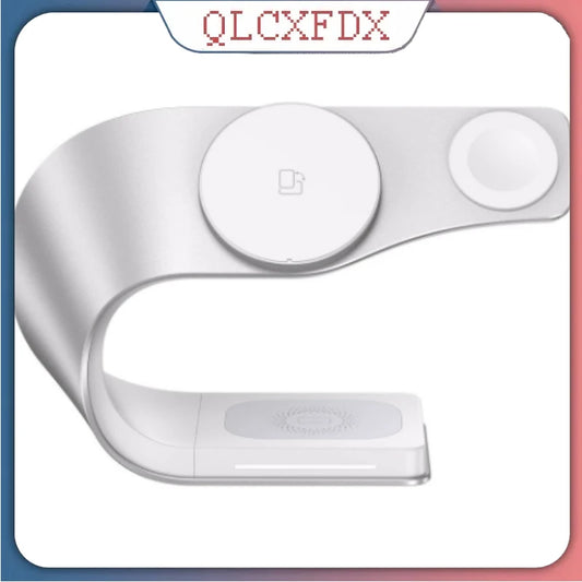 4-in-1 Magnetic Wireless Charger Stand – 15W ⚡📱⌚