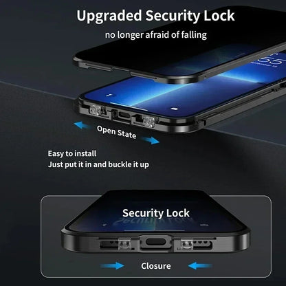 Magnetic Privacy Case – iPhone 11–16 📱
