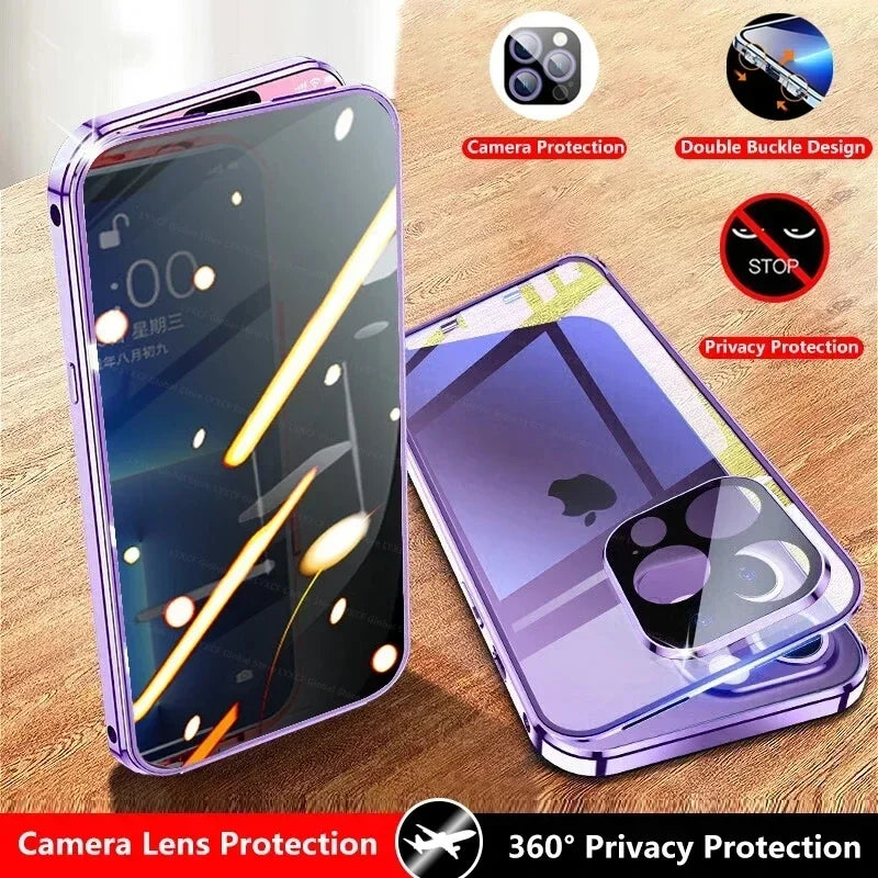 Magnetic Privacy Case – iPhone 11–16 📱