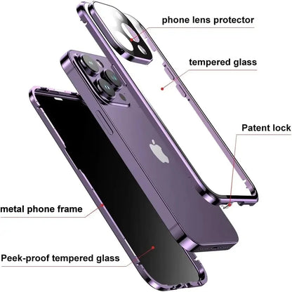 Magnetic Privacy Case – iPhone 11–16 📱