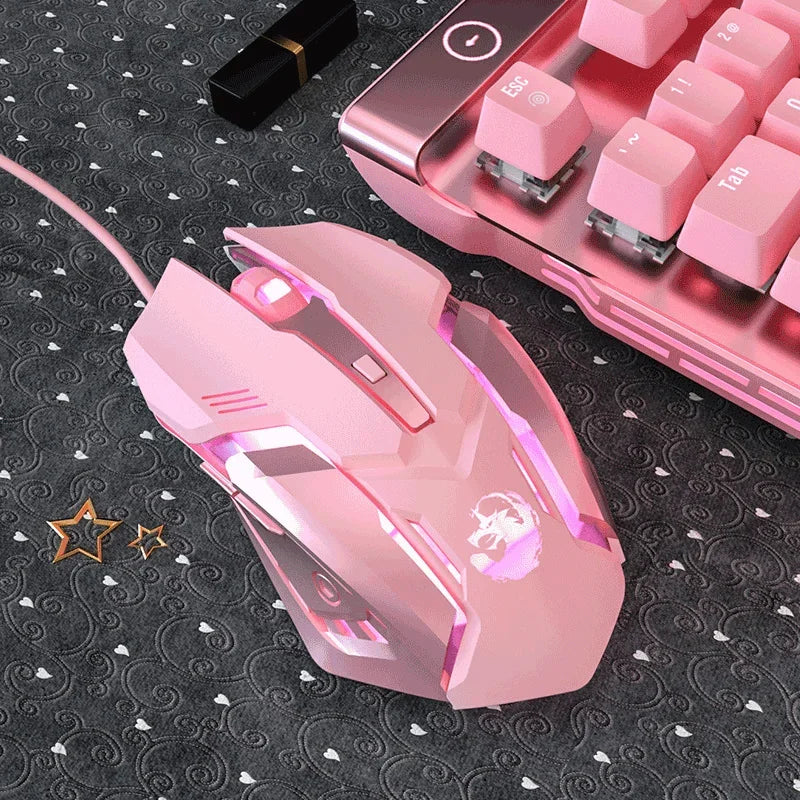 USB Wired RGB Gaming Mouse — Colorful Backlight, E‑Sports Performance