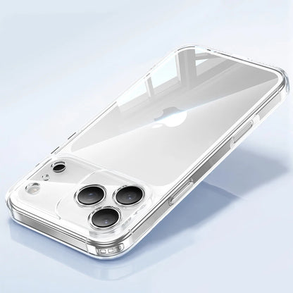 Luxury Transparent Soft TPU Case — Clear Silicone Back Cover for iPhone 17 Pro Max