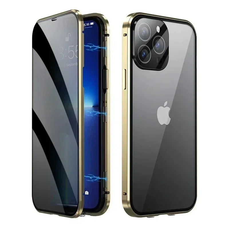 Magnetic Privacy Case – iPhone 11–16 📱