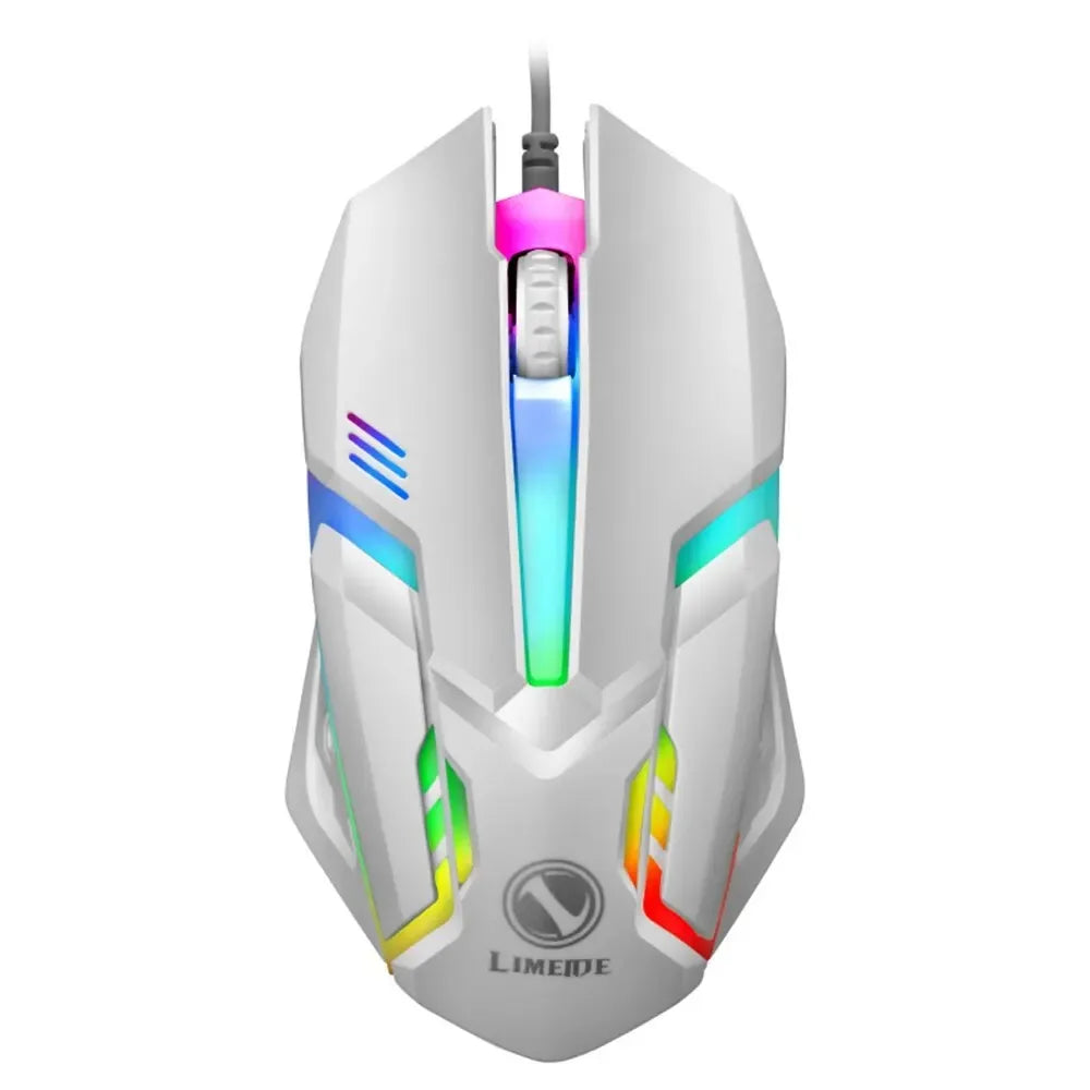 Colorful RGB Wired Mouse — Comfortable Office & Gaming Mouse for Windows/macOS