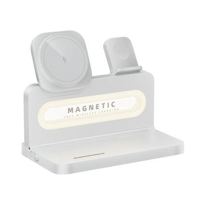 wireless 3‑in‑1 MagSafe Charger with LED Desk Lamp