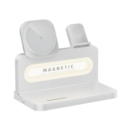 wireless 3‑in‑1 MagSafe Charger with LED Desk Lamp