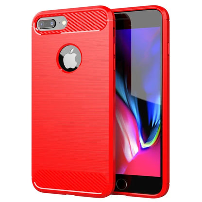 Carbon‑Fiber Texture Silicone & TPU Case — Shockproof Back Cover for iPhone 6–XR/XS Max/SE3